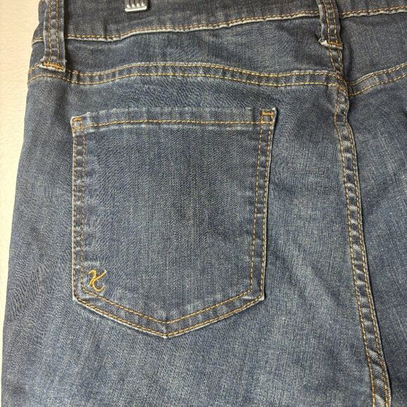 Kut From the Kloth Skinny Jeans with Zippers on the Ankles Size 10 - Picture 6 of 10